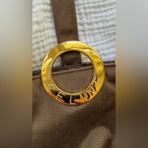 Celine Gold Accent Brown Bag